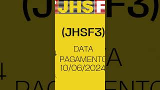 JHSF  NOVO ANÚNCIO DE DIVIDENDOS  JHSF dividendos barsi ações investimentos agf jhsf [upl. by Aisatna]