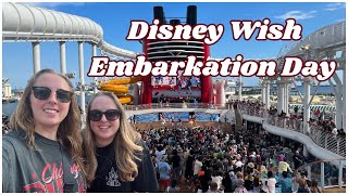 Disney Wish Embarkation Day [upl. by Akenahc]