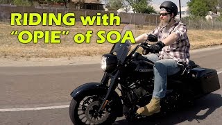 Riding With Opie Ryan Hurst From Sons Of Anarchy AWESOME [upl. by Homer]