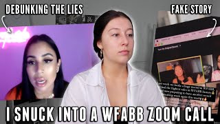 I SNUCK INTO A WFABB ZOOM CALL debunking the lies igenius wfabb [upl. by Arda]