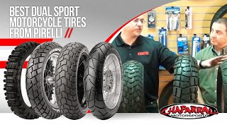 Best Dual Sport Motorcycle Tires from Pirelli in this Buyers Guide ChapMotocom [upl. by Aivatnahs]