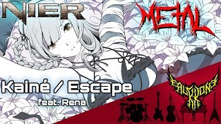 NieR Replicant  Kainé  Escape feat Rena 【Intense Symphonic Metal Cover】 [upl. by Raimes181]