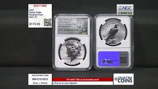 2023 Peace Dollar  Reverse Proof  NGC 70 [upl. by Drofnelg]