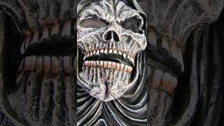 Scary Halloween mask and skulls with voice effect [upl. by Hebrew]