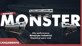 A única impressora industrial do mundo com baixo custo  NovaJet Monster [upl. by Htebsil952]