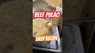 Beef pulao😜easyrecipe beefrecipe beefpulaorecipe beefpulao streetfood food foodblogger [upl. by Maisie]