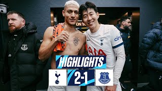 TOTTENHAM HOTSPUR 21 EVERTON  PREMIER LEAGUE HIGHLIGHTS  RICHARLISON amp SON SECURE CHRISTMAS WIN [upl. by Aicilegna]