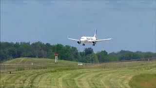 CVG Plane Spotting  5232018  Boeing 747 Frontier goaround MD88 amp More [upl. by Dduj]