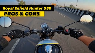 Royal Enfield Hunter 350 Goods amp Bads  Reasons not to buy [upl. by Hole]