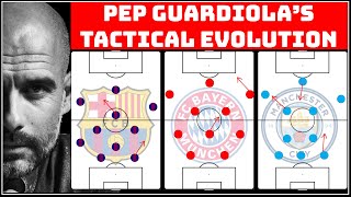 The Tactical Evolution Of Pep Guardiola  Pep Barca vs Bayern vs City  How Guardiola has changed [upl. by Peggie132]