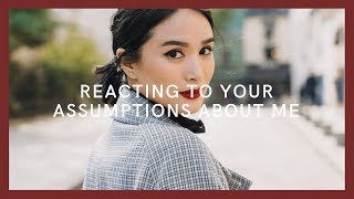 REACTING TO YOUR ASSUMPTIONS ABOUT ME  Heart Evangelista [upl. by Ocir542]