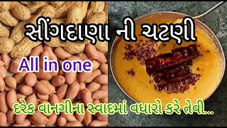 દરેક વાનગીના સ્વાદમાં વધારો કરે એવી સીંગદાણાની🥜 રેસીપીpeanut 🥜 chutney recipe [upl. by Chico]