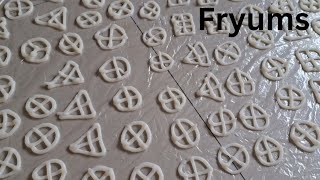 Fryums recipe  फ्रायम्स रेसिपी  rice flour Fryums recipe at home [upl. by Kahl]