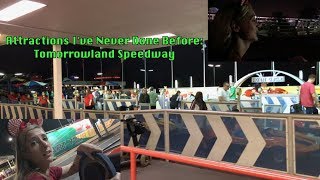 Tomorrowland Speedway Attractions Ive Never Done Before [upl. by Kevyn]