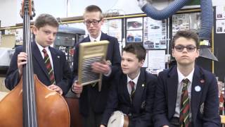 Big News  Queen Marys Grammar School Skiffle Group [upl. by Assirual309]