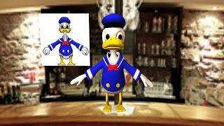 Autodesk Maya 2014 Tutorial Donald duck Character Modeling Texturing Part 5 [upl. by Festatus]