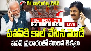 Live  పవన్ కి కాల్ చేసిన మోడీ  PM Modi And Amit Sahah Phone Call To Pawan Kalyan Live [upl. by Sapienza]