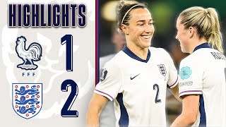 France 12 England  Lionesses Claim Vital Three Points In SaintÉtienne  Highlights [upl. by Tutankhamen]