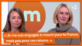 Linterview dactualité  Ninon Mathey et Manon QuérouilBruneel sur MeToArmée [upl. by Aihk]