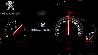 2015 Peugeot 208 14 HDi 50 kW  0100 kmh  acceleration 066 [upl. by Petit]