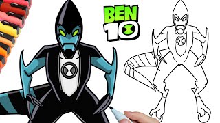 How to draw XLR8 from Ben 10 [upl. by Allie]