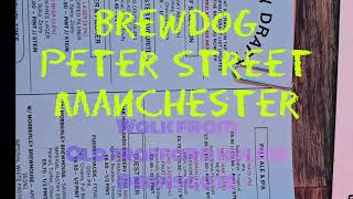 Brewdog Peter Street Mannchester Walk from Old Trafford Hulme Deansgate Manchester [upl. by Ainimreh]