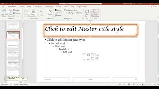 Slide master in MS PowerPoint TECH LEARNER [upl. by Jeffcott40]