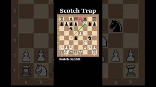 Scotch Gambit Chess Trap for White [upl. by Asirem742]