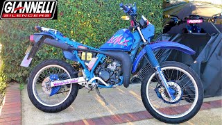 Giannelli Full System Exhaust Kawasaki KMX 125 UK [upl. by Ahseina]