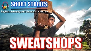 Sweatshops  Short Stories  IELTS Vocabulary [upl. by Karon]