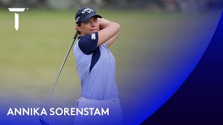 Annika Sorenstam first competitive round in Sweden for 13 years  2021 Scandinavian Mixed Highlights [upl. by Libbi470]