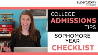 Sophomore Year College Readiness Checklist Its never too early to prepare for college [upl. by Astrid]