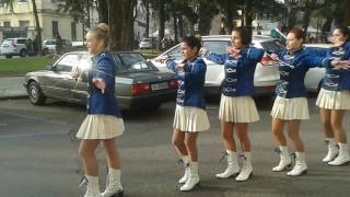 MAJORETTES LAVAGNO VR IN quotORCHIDEAquot INCORONAZIONE PAPA DEL GNOCCO [upl. by Leahsim]