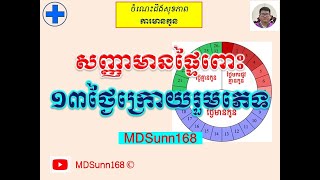 សញ្ញាមានផ្ទៃពោះ១៣ថ្ងៃក្រោយរួមភេទ l 13 dpo positive pregnancy test l MDSunn168 [upl. by Blanchette122]