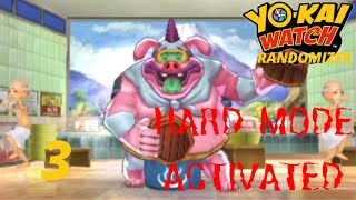 HARD MODE ACTIVATED Yokai Watch 1 Randomizer Part 3 [upl. by Berke]