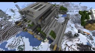 Minecraft Creation Showcase  Starcraft 2 Terran Fleet [upl. by Brucie]