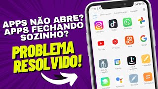 APLICATIVO FECHANDO SOZINHO E NÃO ABRE APPS APRESENTA FALHAS CONTINUAMENTE APRENDA A RESOLVER 2024 [upl. by Midge303]