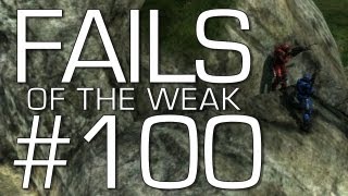 Fails of the Weak Ep 100  Funny Halo Reach Bloopers and Screw Ups  Rooster Teeth [upl. by Alahcim]