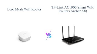 Amazon eero Mesh WiFi Router vs TPLink AC1900 Smart WiFi Router 🌐🔒 [upl. by Anawat]