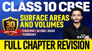 Class 10 CBSE Maths  Surface areas and volumes  Full Chapter Revision  Xylem 10 CBSE [upl. by Harriott]