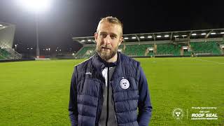 Post Match Conor Kearns  Shamrock Rovers 20 Shels [upl. by Cormac]