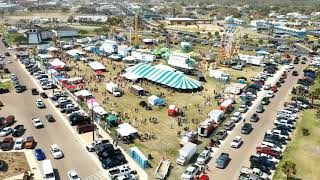 Rockport Texas 2nd annual Crawfish Festival Spring break 2021 [upl. by Yrmac]