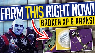 Destiny 2  FARM THIS RIGHT NOW  Broken XP Easy Exotics Chivalric Fire Sword amp More  Season 23 [upl. by Eilloh]