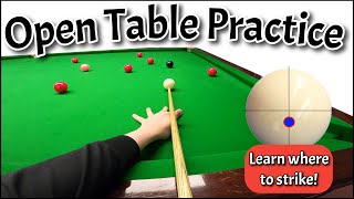 How to CLEAR the Open Table  Snooker Lesson [upl. by Anilatsyrc]