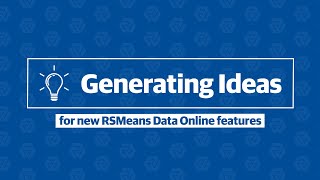 Bringing New RSMeans Data Online Features to Life [upl. by Shuping364]