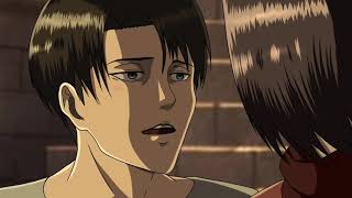 The secret moment of them  Animation 2 LEVI X MIKASA RIVAMIKA  The secret he had for her [upl. by Dalenna]