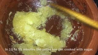 Pethe ka halwa asaan recipe Ashgourd halwa easy recipe Satvik halwa Satvik recipe Bhatua recipe [upl. by Yruoc]