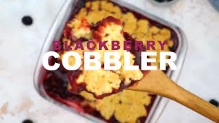 Blackberry Cobbler Recipe Video [upl. by Haletta997]