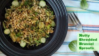 Shredded Brussel Sprouts Recipe [upl. by Ganley]