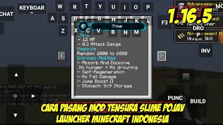 Cara Pasang Mod Tensura Slime Pojav Launcher Minecraft indonesia [upl. by Grae]